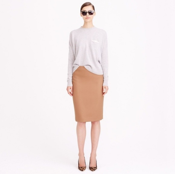 J. Crew Dresses & Skirts - J. Crew Camel Wool Pencil Skirt